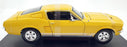 Maisto 1/18 Scale Diecast 46629 - 1967 Ford Mustang GTA Fastback Yellow