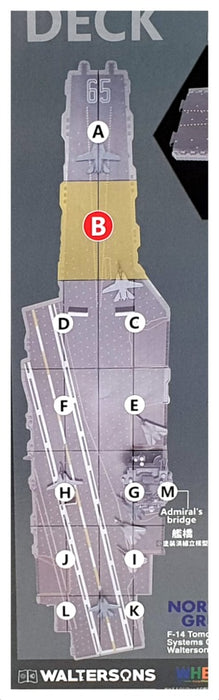 Forces Of Valor 1/200 Scale WJ-831102 - Section B Deck + F-14 VF-1 “Wolfpack”