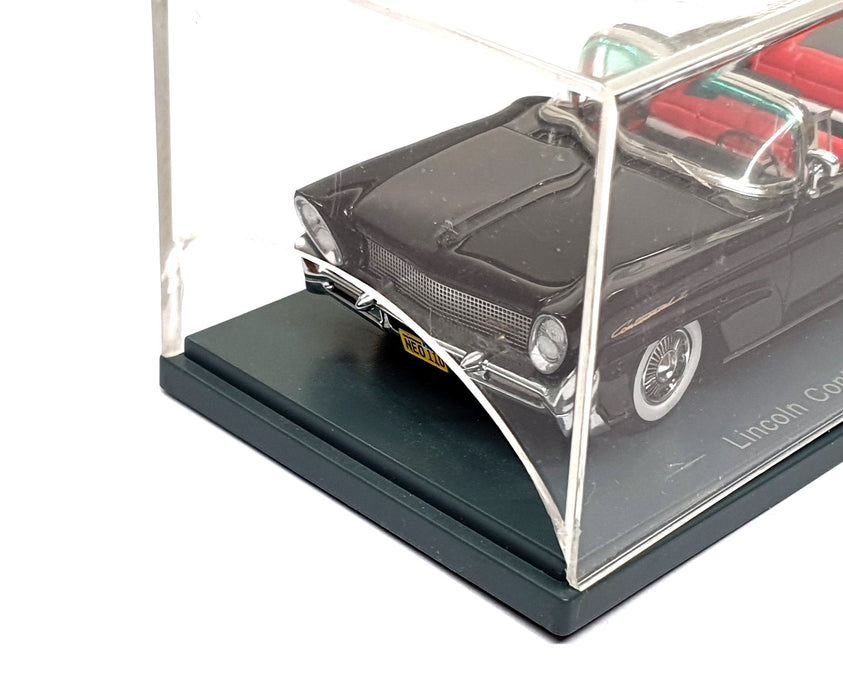 Neo 1/43 Scale NEO46110 - 1958 Lincoln Continental Mk3 Convertible - Black