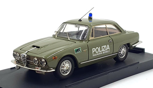 Bang 1/43 Scale 7259 - Alfa Romeo 2600 Sprint Polizia Squadra Mobile - Green