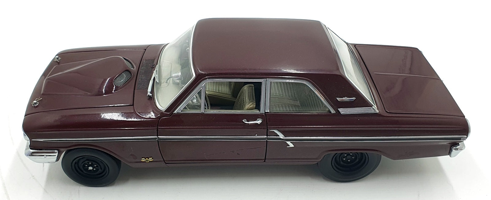 Precision 100 1/18 Scale Diecast 33057A 1964 Ford Fairlane Thunderbolt Dark Red