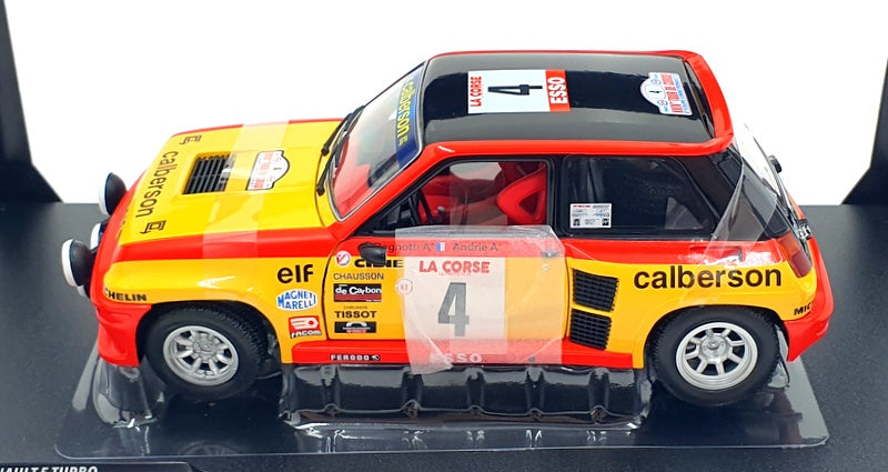 Solido 1/18 Scale S1801314 - 1980 Renault 5 Turrbo #4 Tour De Corse
