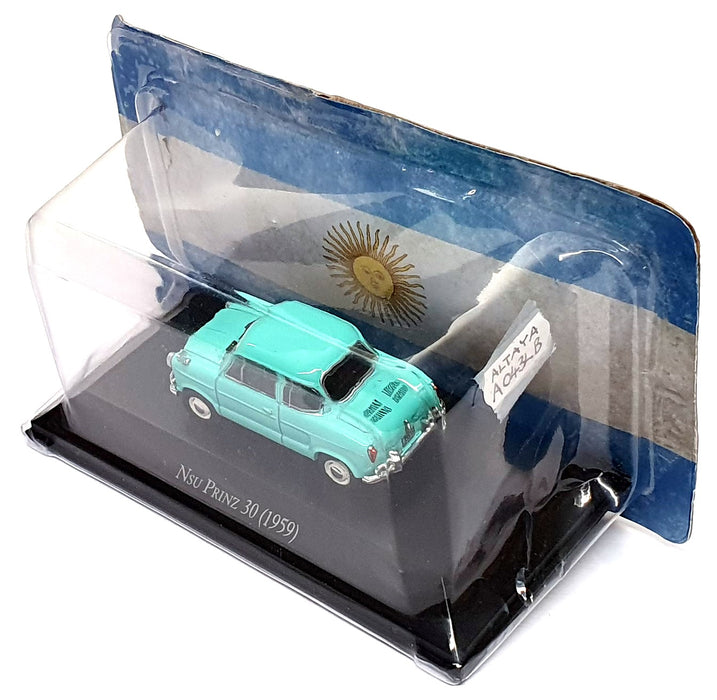 Altaya 1/43 Scale Diecast A043LB - 1959 NSU Prinz 30 - Lt. Blue