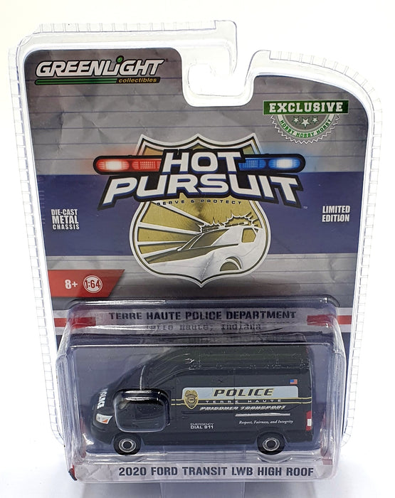 Greenlight 1/64 Scale 30212 - 2020 Ford Transit LWB High Roof Van - Police