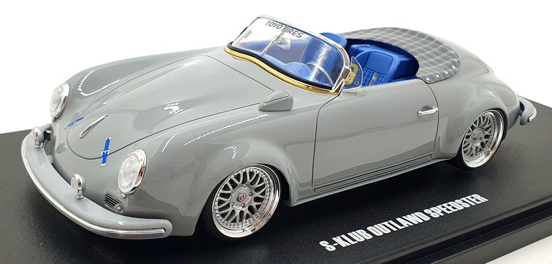 GT Spirit 1/18 Scale Resin GT409 Porsche 356 S-Klub Outlawd Speedster 2021 Grey