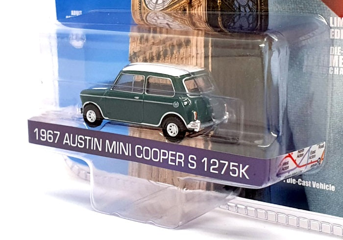 Greenlight 1/64 Scale 51628 - 1967 Austin Mini Cooper S 1275K - Racing Green