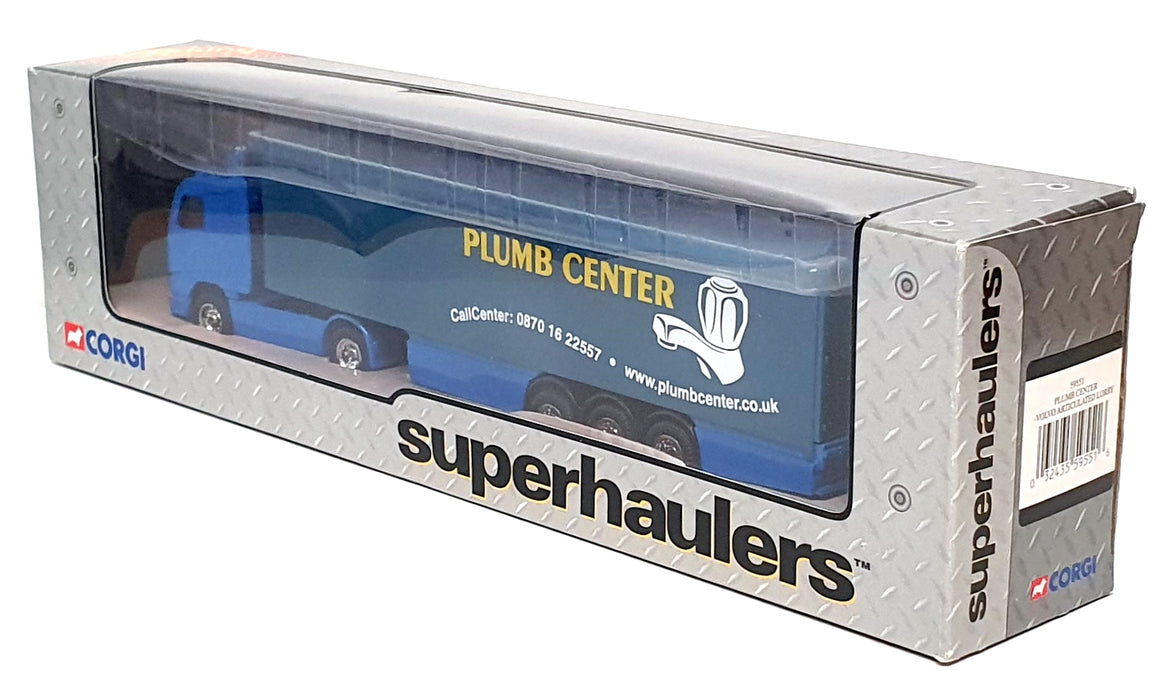 Corgi 1/64 Scale 59551 - Volvo Articulated Lorry Plumb Center - Blue