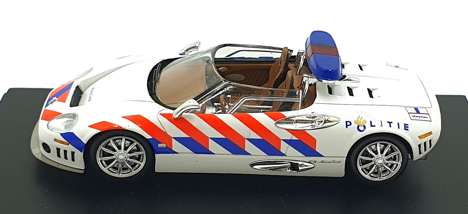 Spark 1/43 Scale S2151 - 2008 Spyker C8 Spyder Dutch Police - White