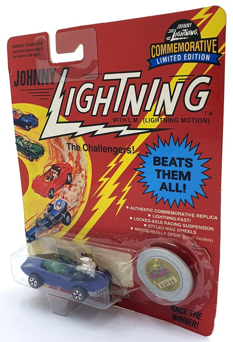 Johnny Lightning 1/64 Scale 100-200 - The Challengers Vicious Vette - Purple