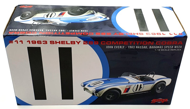 GMP 1/12 Scale Diecast 12803 - Shelby Cobra 289 1963 Competition #11