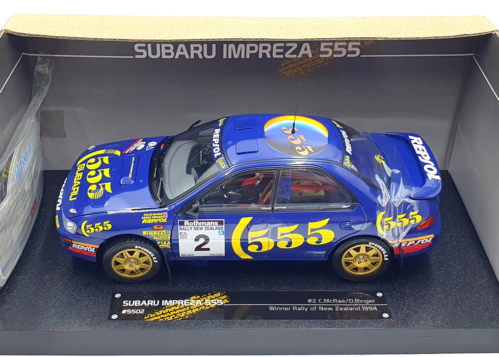 Sun Star 1/18 Scale 5502 Subaru Impreza 555 #2 C.McRae 1994 New Zealand