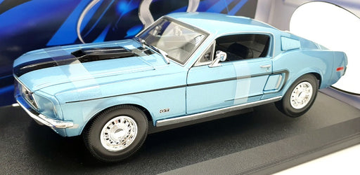 Maisto 1/18 Scale Diecast 31167 - 1968 Ford Mustang GT Cobra Jet - Blue