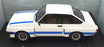 Model Car Group 1/18 Scale MCG18350 Ford Escort MKII RS 2000 X-Pack - White/Blue