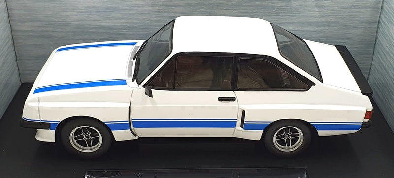 Model Car Group 1/18 Scale MCG18350 Ford Escort MKII RS 2000 X-Pack - White/Blue