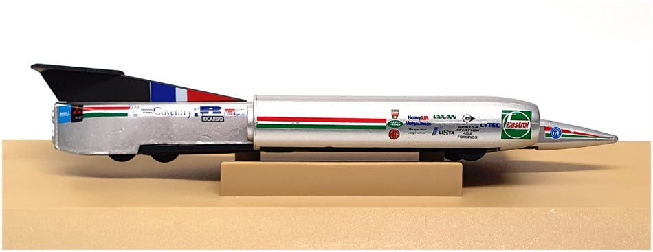 Lledo Appx 15cm Long Diecast 10030B - Thrust Supersonic Car Andy Green - Silver