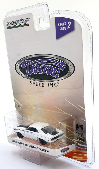 Greenlight 1/64 Scale 39070-A - 1969 Chevrolet Camaro Angelo Vespi's - White