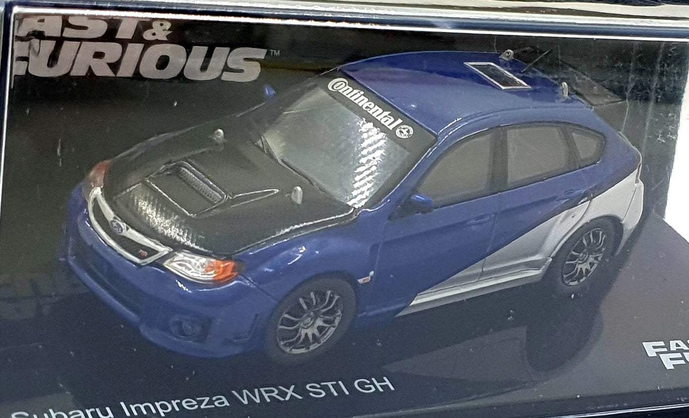 DeAgostini 1/43 Scale F220CMC050 Fast and Furious Subaru Impreza WRX STI GH Blue