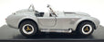 Road Legends 1/18 Scale 92058 - 1964 Shelby Cobra 427 s/c - Metallic Silver