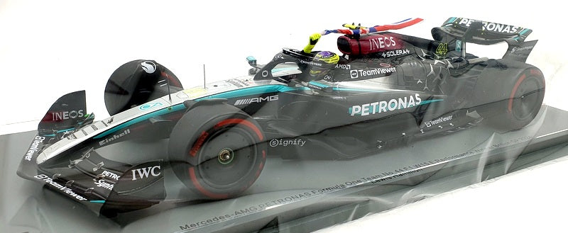 Spark 1/18 Scale 18S999 - Mercedes F1 W15 E Winner British GP 2024 Hamilton #44