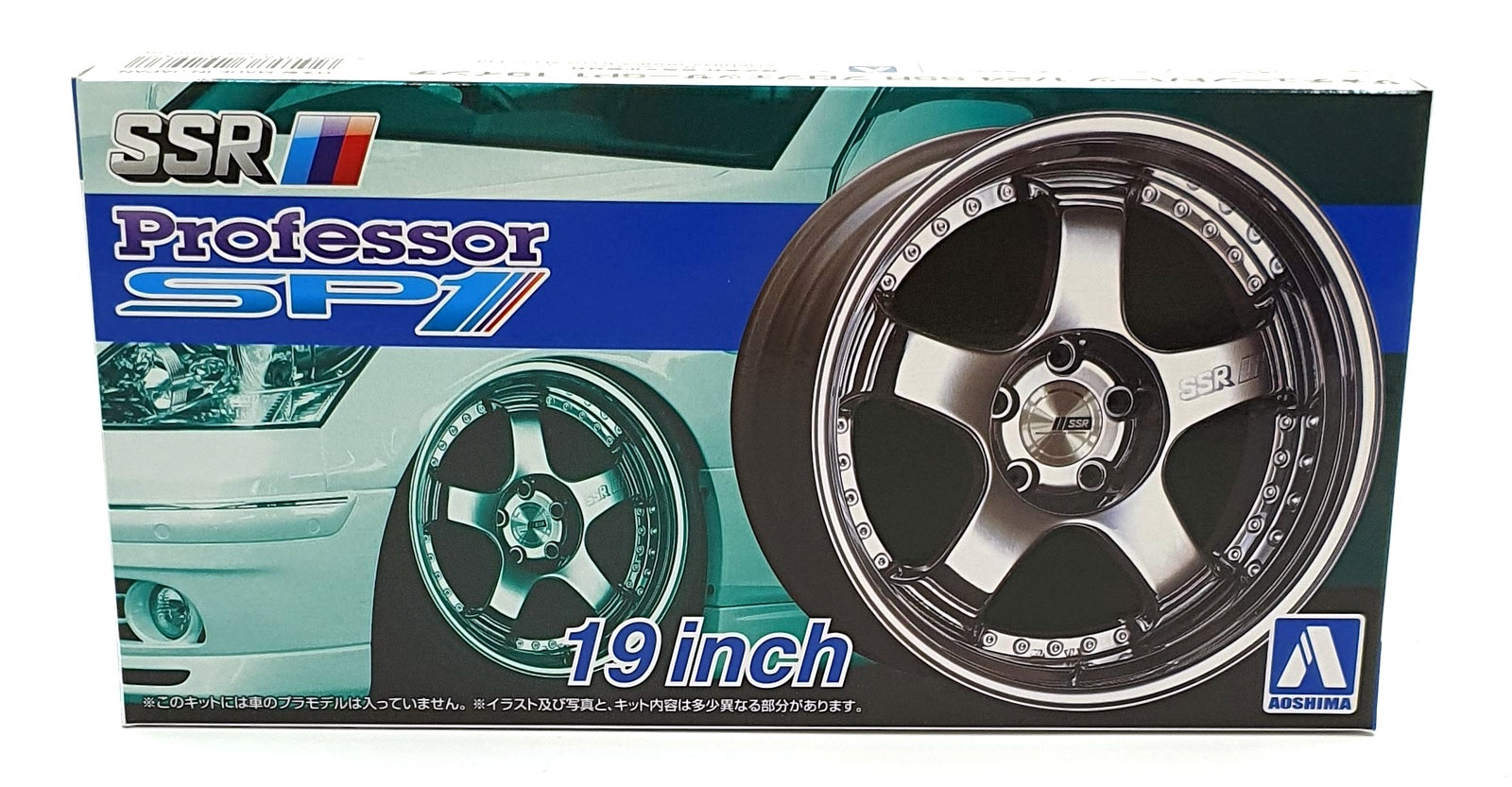 Aoshima 1/24 Scale 20293 - SSR Professor SP1 19' Wheels & Tyres Set #14