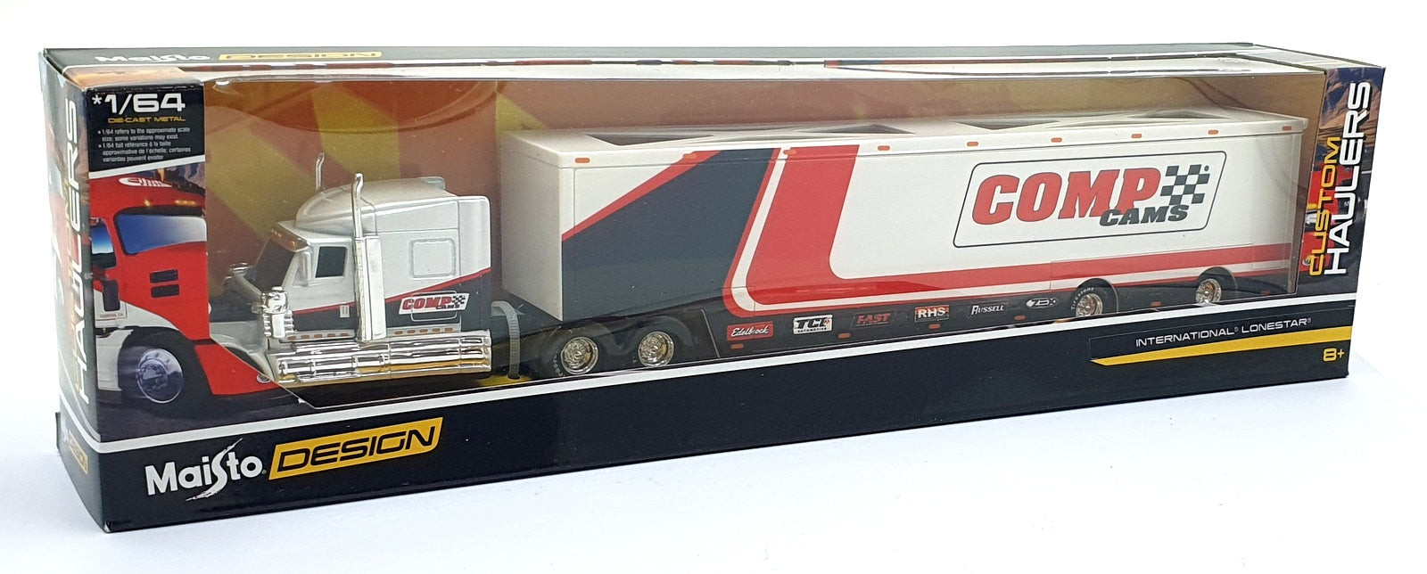 Maisto 1/64 Scale Diecast 12418 - International Lonestar Haulage Truck Comp Cams