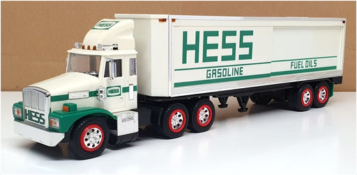 Hess Appx 30cm Long HES07 - Toy Truck Bank With Lights - White/Green