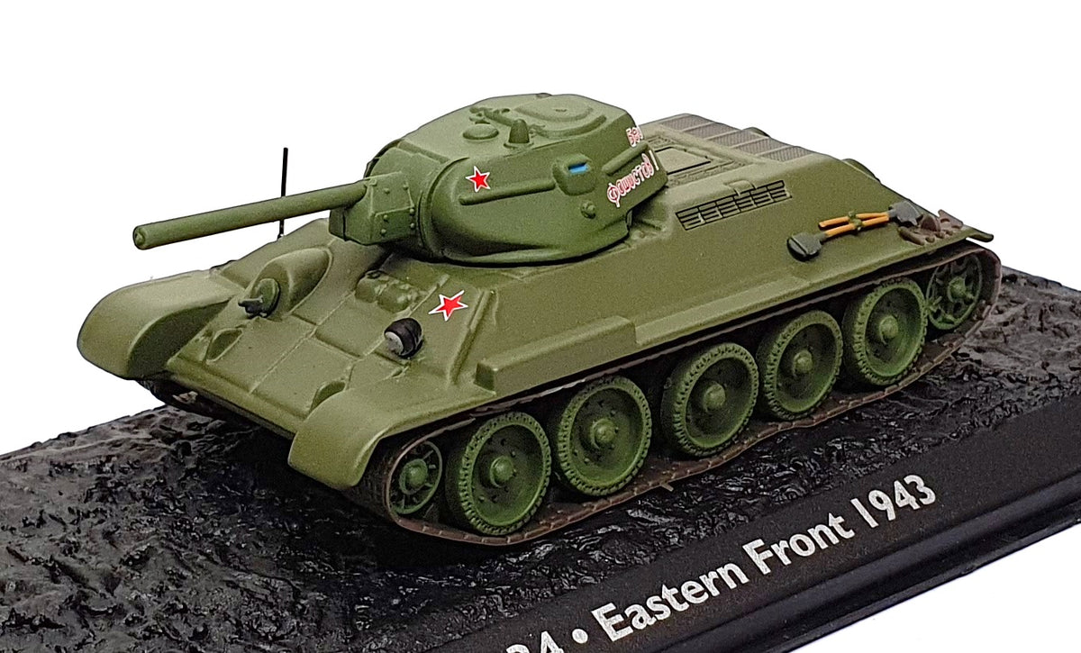 Atlas Editions 1/72 Scale 4660 103 - T-34 Soviet Tank Eastern Front ...
