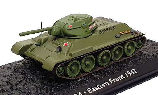 Atlas Editions 1/72 Scale 4660 103 - T-34 Soviet Tank Eastern Front 1943