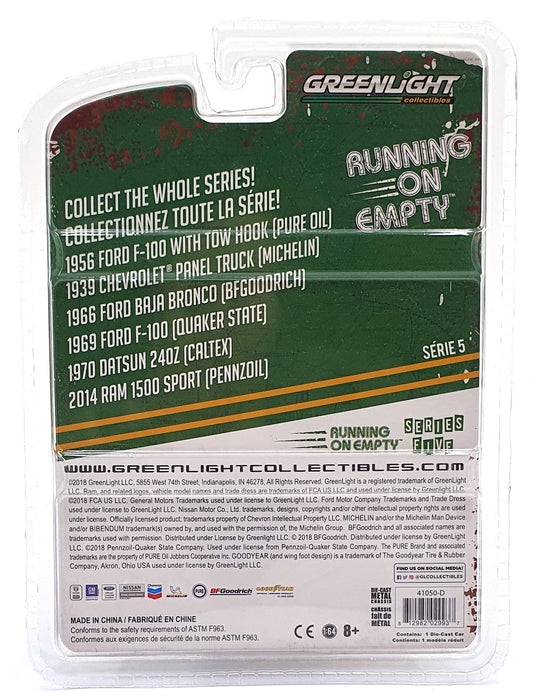 Greenlight 1/64 Scale 41050-D - 1969 Ford F-100 Truck - Green