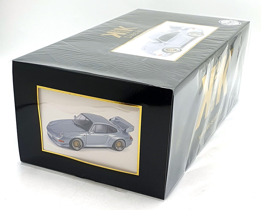 KK Scale 1/12 Scale KKDC120281B 1996 Porsche 911 (993) GT2 BBS Rims Polar Silver