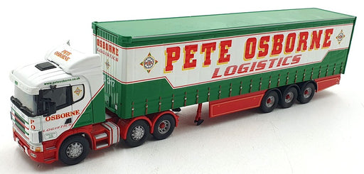 Corgi 1/50 Scale Model CC12207 - Scania Curtainside - Pete Osborne Logistics