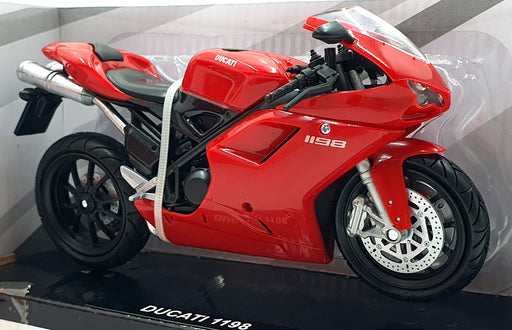 NewRay 1/12 Scale 57143A - Ducati 1198 Motorbike - Red