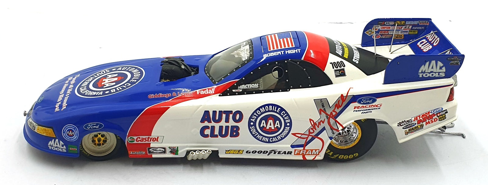 Action 1/24 Scale 110873 - Mustang Funny Car Dragster 2005 - Hight
