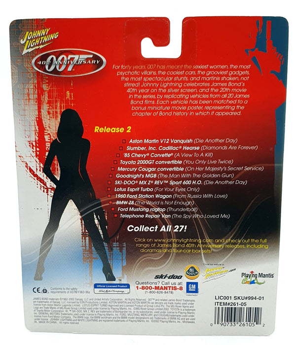 Johnny Lightning 1/64 Scale 261-05 Ski Doo MX Z Rev Sport 600 HO Die Another Day