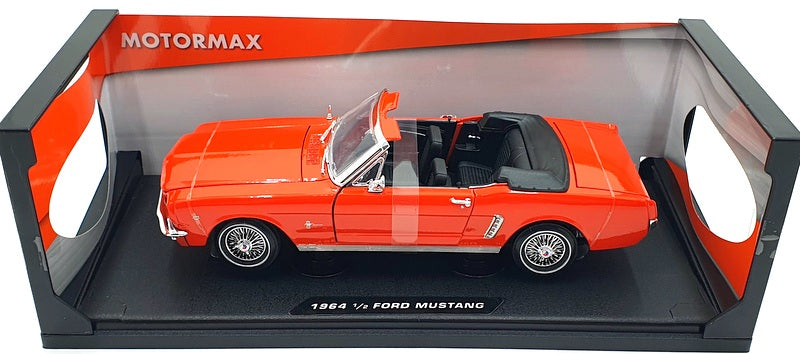 Motor Max 1/18 Scale 73145 - 1964 1/2 Ford Mustang - Orange