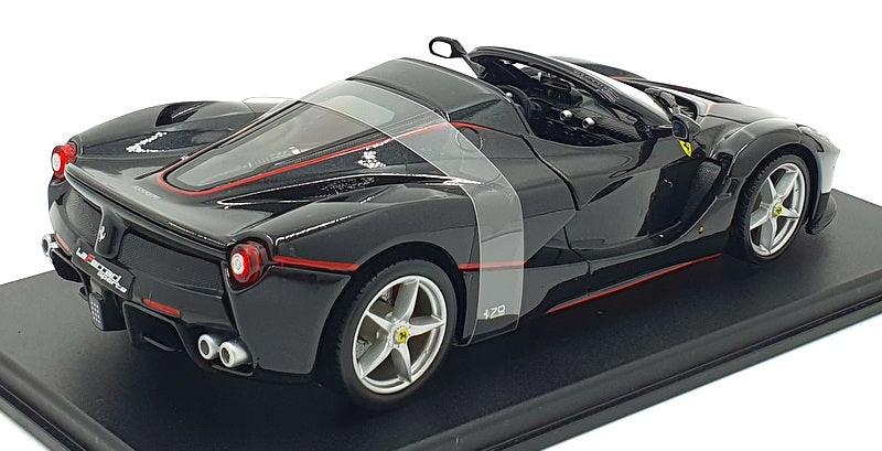 Burago 1/24 Scale Diecast 191223K - 2016 Ferrari La Ferrari Aperta - Black