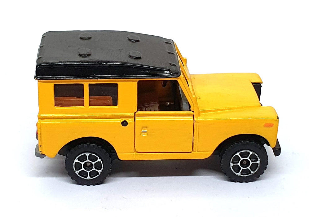 Polistil Appx 8cm Long Diecast CE66 - Land Rover - Yellow/Black