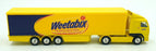Corgi 1/64 Scale Diecast TY86728 - Volvo Curtainside Weetabix - Yellow/Blue