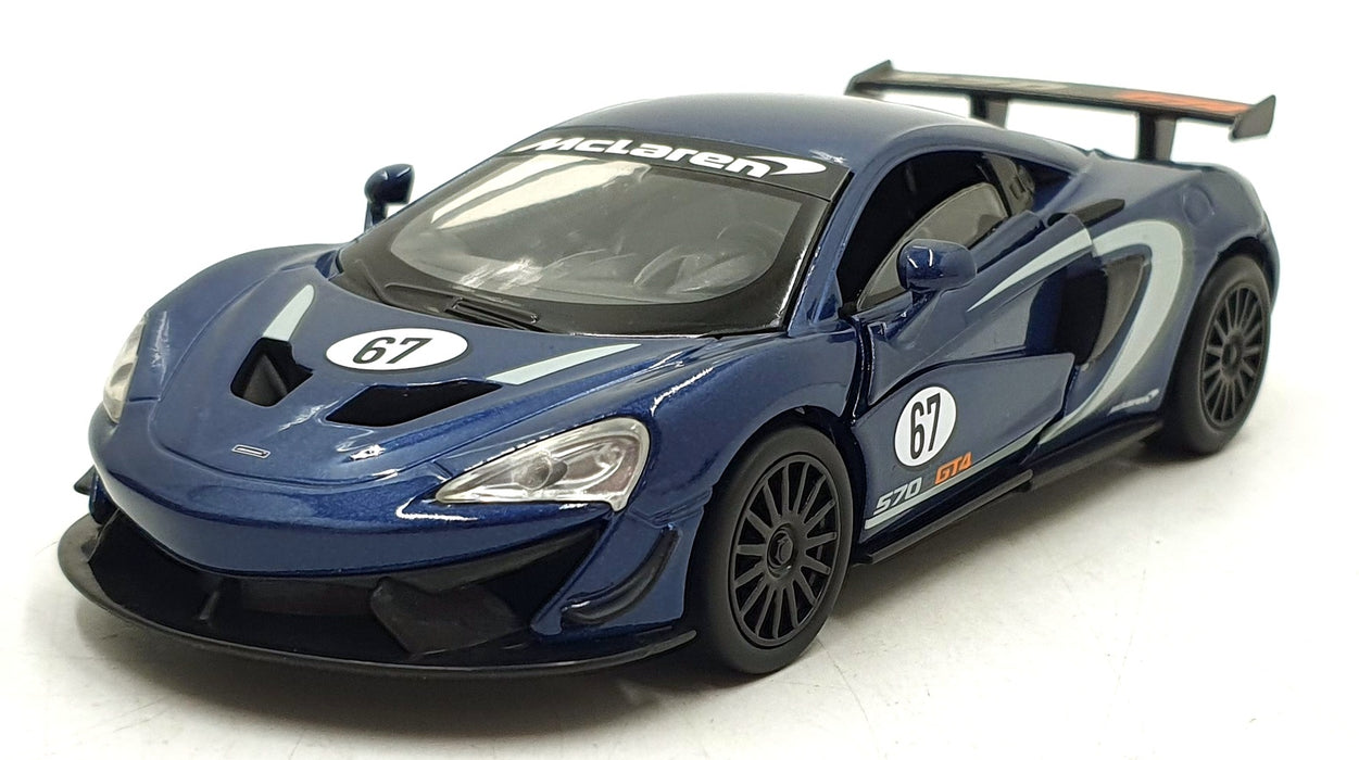 Tayumo 1/32 Pull Back & Go 32130013 - McLaren 570S GT4 LHD - Blue