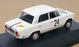 Foxtoys 1/43 Scale FOX032 - Fiat 125p #24 Warsaw Rally Car - White