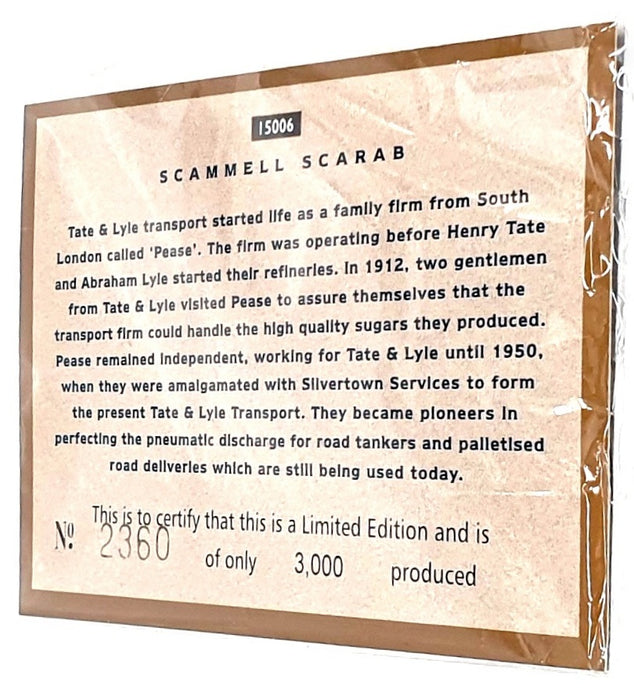 Corgi 1/50 Scale 15006 - Scammell Scarab Truck "Tate & Lyle - Blue