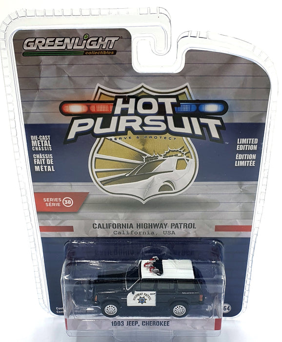 Greenlight 1/64 Scale 42960-B 1993 Jeep Cherokee Highway Control