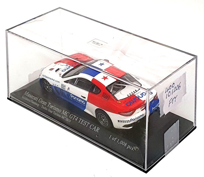 Minichamps 1/43 Scale 400 101206 - Maserati Gran Turismo MC GT4 Test Car 2010