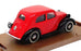 Brumm 1/43 Scale R31 - 1937-39 Fiat 508C Berlina 1100 - Red/Black