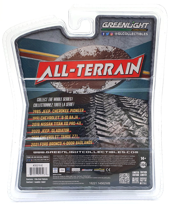 Greenlight 1/64 Scale 35210-E - 2021 Chevrolet Tahoe Z71 - Black