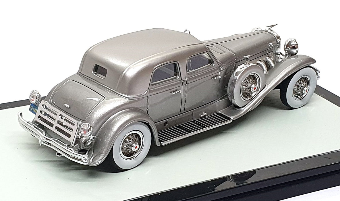 GLM 1/43 Scale GLM43106201 1933 Duesenberg SJ Rollston Arlington Torpedo Silver