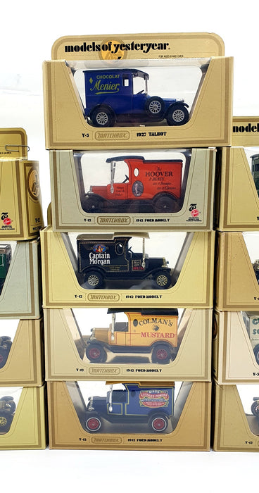 Matchbox Models Of Yesteryear MBSET13C - Collection Of 13 Assorted Vans