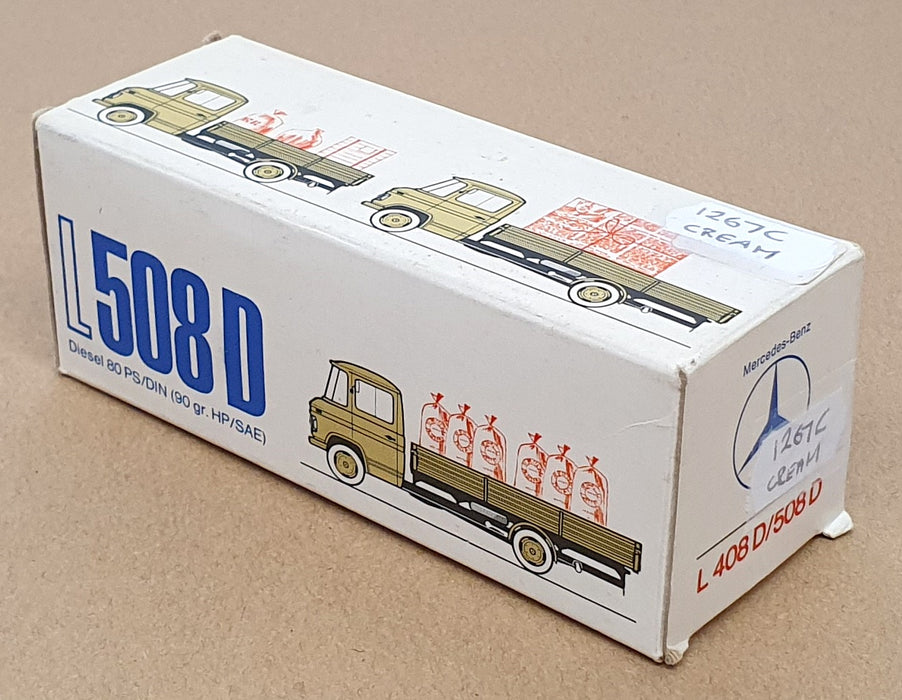 Cursor 12cm Long Diecast 1267C - Mercedes Benz L408D/508D Truck - Cream