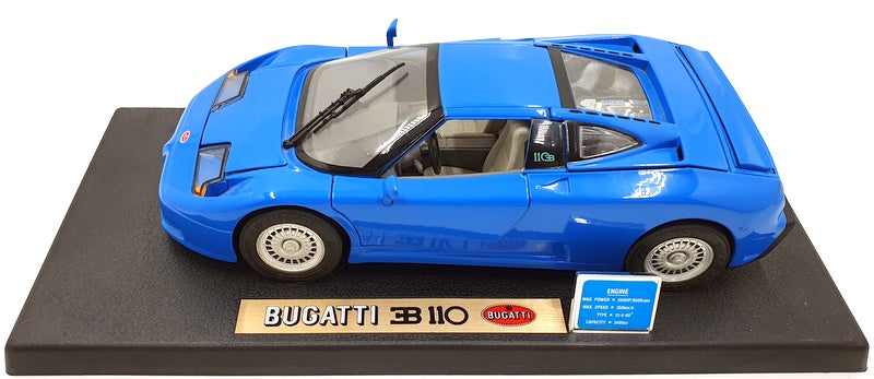 Anson 1/18 Scale Diecast 30303-W - Bugatti EB 110 - Blue