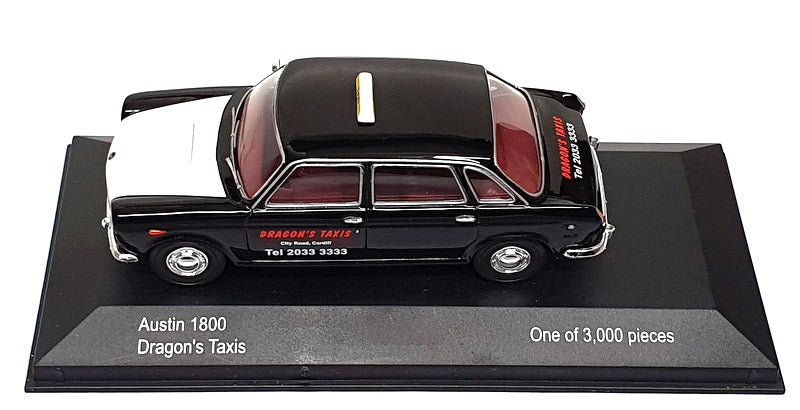 Vanguards 1/43 Scale VA08908 - Austin 1800 Dragon's Taxis - Black/White